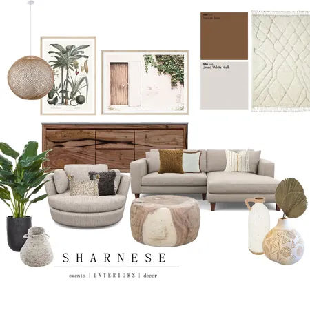 Textured Living Room Interior Design Mood Board by jadec design on Style Sourcebook