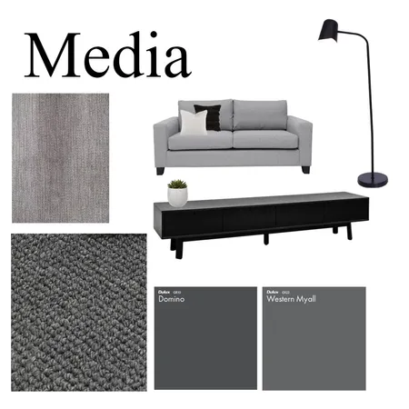 Media Room Interior Design Mood Board by rachelhood on Style Sourcebook