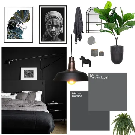 black Interior Design Mood Board by Plants By Bela on Style Sourcebook