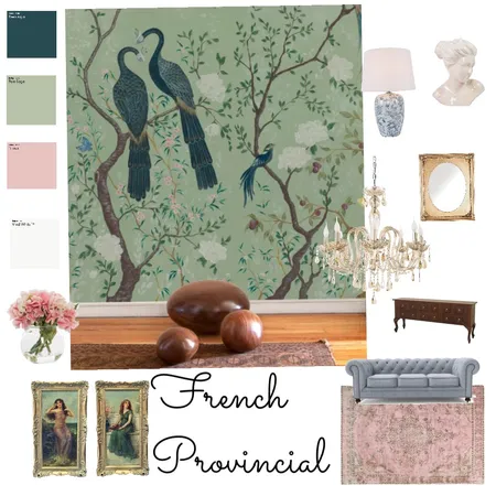 French Provincial Interior Design Mood Board by Donnacrilly on Style Sourcebook