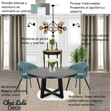Estilo Clásico Moderno Interior Design Mood Board by Chez Lulú Deco on Style Sourcebook