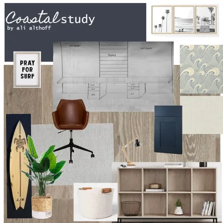 Coastal Study 2 Interior Design Mood Board by alialthoff on Style Sourcebook