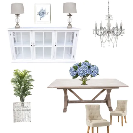 RHONDA Dining room Interior Design Mood Board by styleithamptons on Style Sourcebook