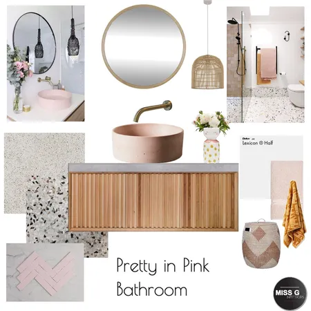 Pretty in Pink G Project Interior Design Mood Board by MISS G Interiors on Style Sourcebook