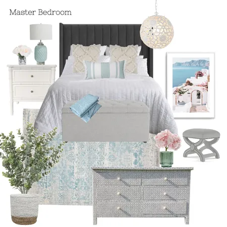 A & M - Master Bedroom Interior Design Mood Board by Abbye Louise on Style Sourcebook