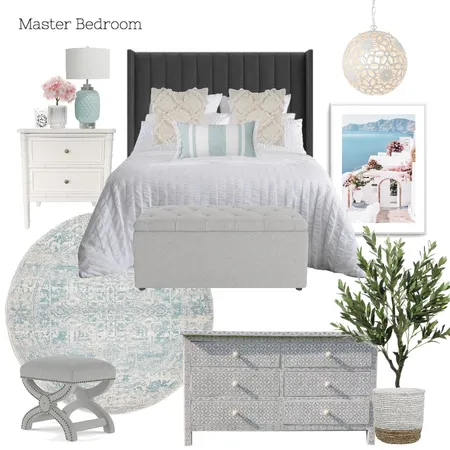 A & M - Master Bedroom Interior Design Mood Board by Abbye Louise on Style Sourcebook