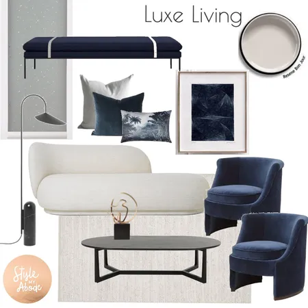 Luxe Living 1 Interior Design Mood Board by Style My Abode Ltd on Style Sourcebook
