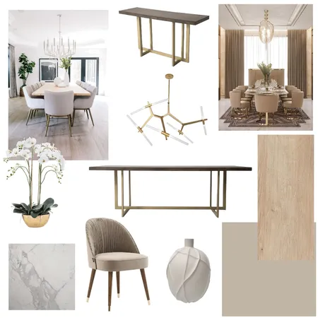 House Da Costa - Dining Room Interior Design Mood Board by LVN_Interiors on Style Sourcebook