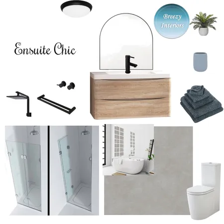 Ensuite Chic Interior Design Mood Board by Breezy Interiors on Style Sourcebook