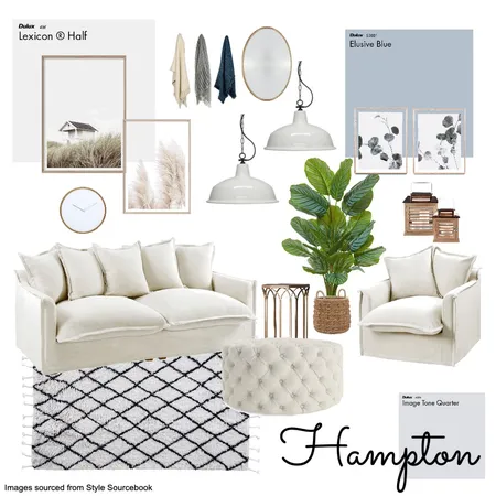 Hampton Lounge Interior Design Mood Board by Bronwen Walker on Style Sourcebook
