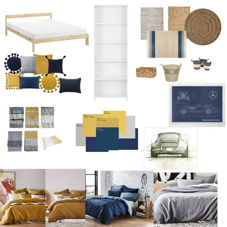 Jacks bedroom Interior Design Mood Board by KatieA on Style Sourcebook