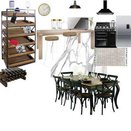 Oliver's mansion kitchen and dining Interior Design Mood Board by alveena on Style Sourcebook