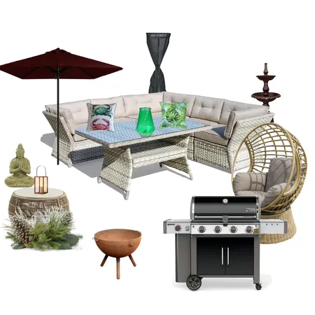 Oliver's mansion back yard Interior Design Mood Board by alveena on Style Sourcebook
