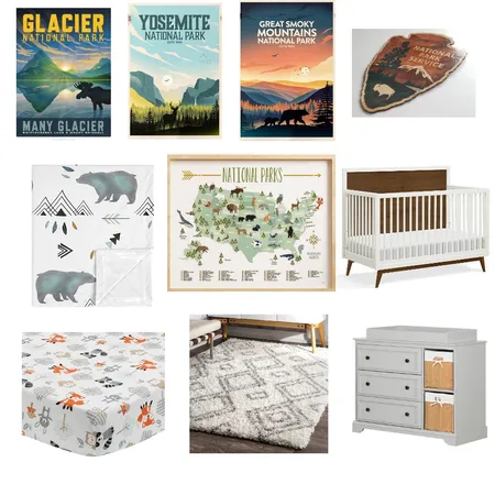 Gossett nursery Interior Design Mood Board by Laura G on Style Sourcebook