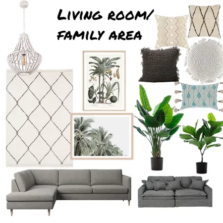 Living Area/Family Room Interior Design Mood Board by KelseyAT on Style Sourcebook
