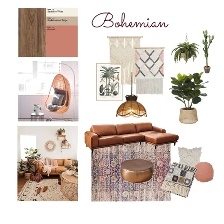 Bohemian moodboard Interior Design Mood Board by SheridanBagi on Style Sourcebook