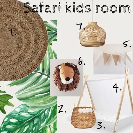 Safari kids room 3 Interior Design Mood Board by Noa Segal on Style Sourcebook