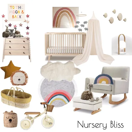 Nursery Bliss Interior Design Mood Board by MISS G Interiors on Style Sourcebook