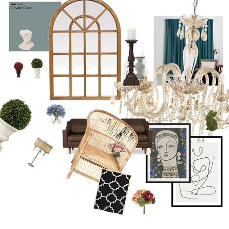 Parisian teal Interior Design Mood Board by Paris Teal on Style Sourcebook