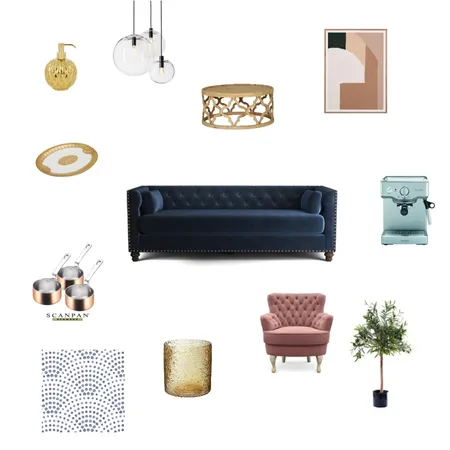 Mid-century  Modern Interior Design Mood Board by EllenZhang on Style Sourcebook