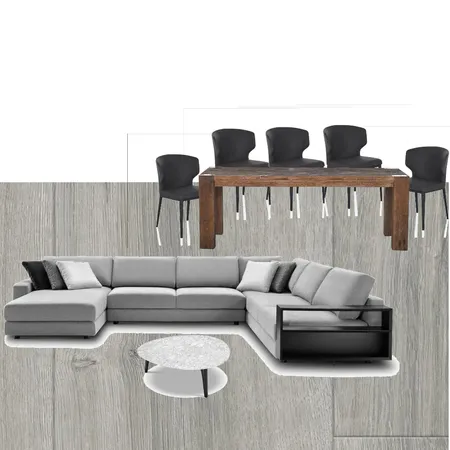 Lounge Room Gray Interior Design Mood Board by SeikoRuff on Style Sourcebook