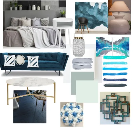 sample board guest bedroom Interior Design Mood Board by Yamini Lal on Style Sourcebook