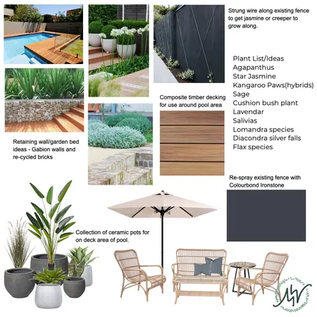Humphrey Outdoor space Interior Design Mood Board by Melissa Welsh on Style Sourcebook
