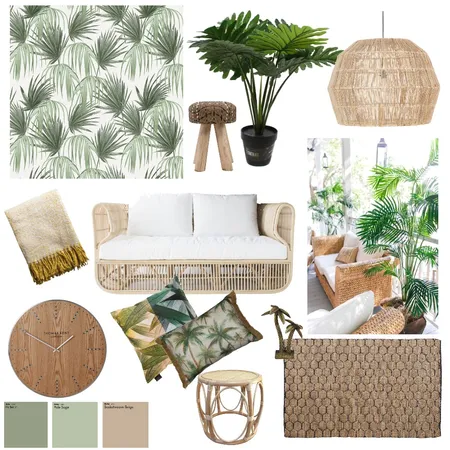 Tropical living room Interior Design Mood Board by AV Design on Style Sourcebook