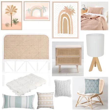 Girl Contemporary Coastal Interior Design Mood Board by DKD on Style Sourcebook