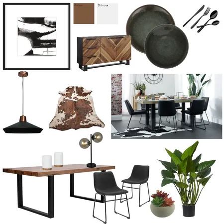 Industrial dining Interior Design Mood Board by AV Design on Style Sourcebook
