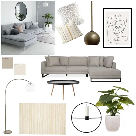 Minimalism living room Interior Design Mood Board by AV Design on Style Sourcebook