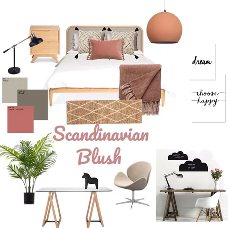 Scandinavian Blush Interior Design Mood Board by Daphne on Style Sourcebook