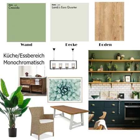 Monochromatisch Küche/Essbereich Interior Design Mood Board by Anne on Style Sourcebook