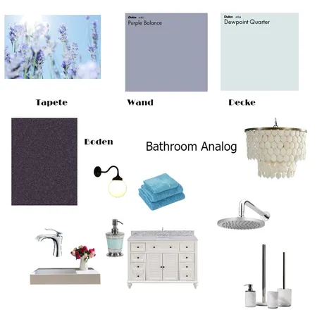 Analog Bathroom Interior Design Mood Board by Anne on Style Sourcebook
