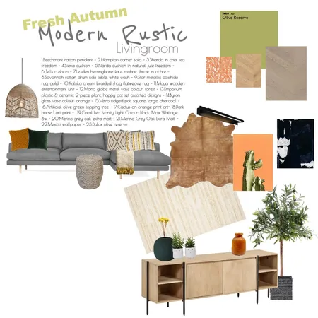 Modern rustic in fresh Autumn Interior Design Mood Board by Marika.dutoit on Style Sourcebook