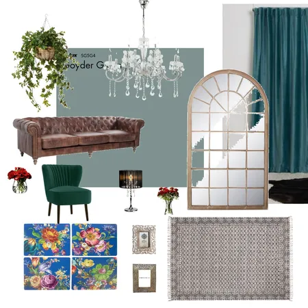 Garden Room Interior Design Mood Board by Paris Teal on Style Sourcebook