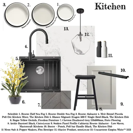 Kitchen - Assignment 9 Interior Design Mood Board by Janine Thorn on Style Sourcebook