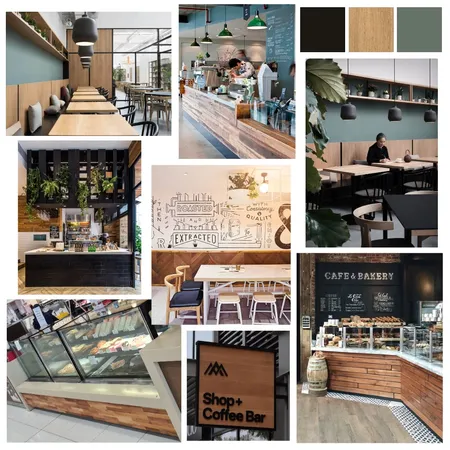 Cafe / Kiosk Interior Design Mood Board by NatalieSakoulas on Style Sourcebook