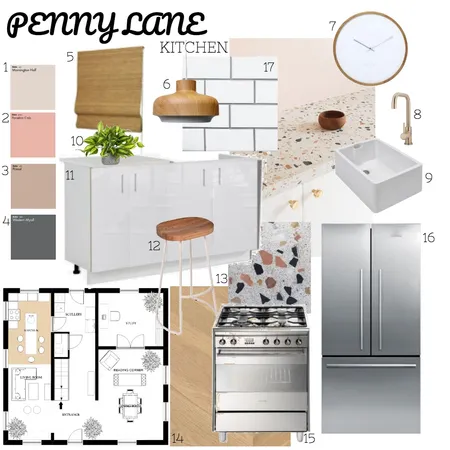 PENNY LANE Kitchen Interior Design Mood Board by Danelle_kat on Style Sourcebook