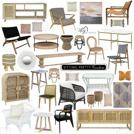 Sitting pretty Interior Design Mood Board by Thediydecorator on Style Sourcebook
