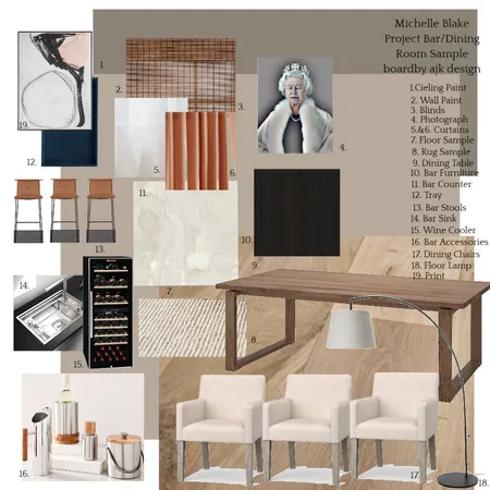 Assignment 10 Dining/Bar Interior Design Mood Board by ajkdesign on Style Sourcebook