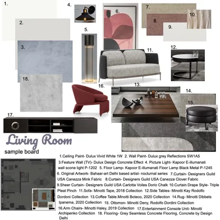 Living Room Interior Design Mood Board by maryada on Style Sourcebook