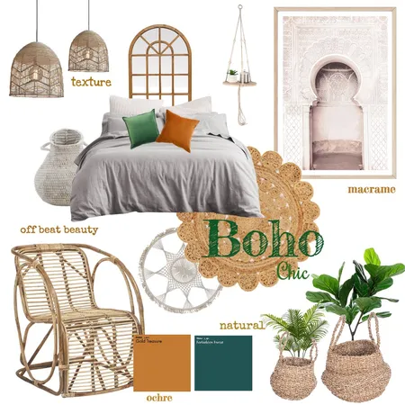 Bohemian Interior Design Mood Board by megan_alice_ on Style Sourcebook