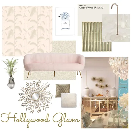 Hollywood Glam Interior Design Mood Board by Studio Alyza on Style Sourcebook