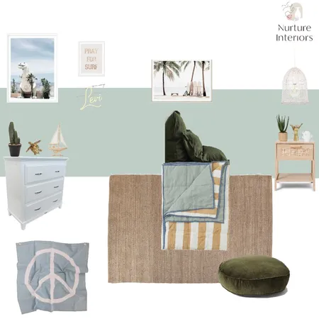 levi's room Interior Design Mood Board by nurtureinteriors on Style Sourcebook