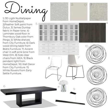 Dining Interior Design Mood Board by veronacoronel on Style Sourcebook