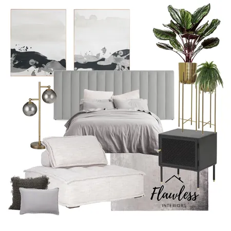 luxe bedroom Interior Design Mood Board by Flawless Interiors Melbourne on Style Sourcebook