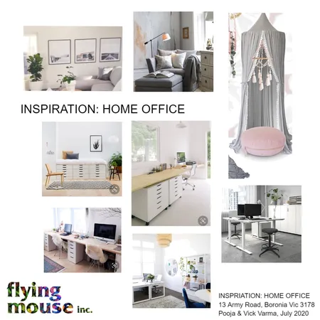 Pooja - Inspo Home office Interior Design Mood Board by Flyingmouse inc on Style Sourcebook