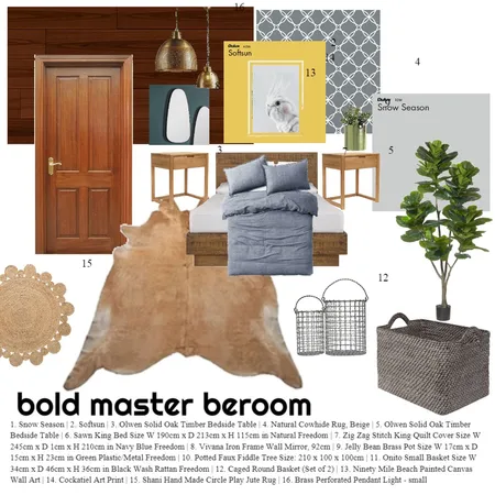 master bedroom Interior Design Mood Board by jessytruong on Style Sourcebook