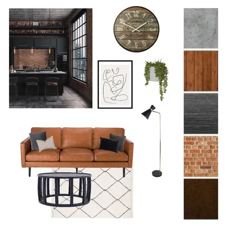 Industrial Interior Design Mood Board by tianaw on Style Sourcebook